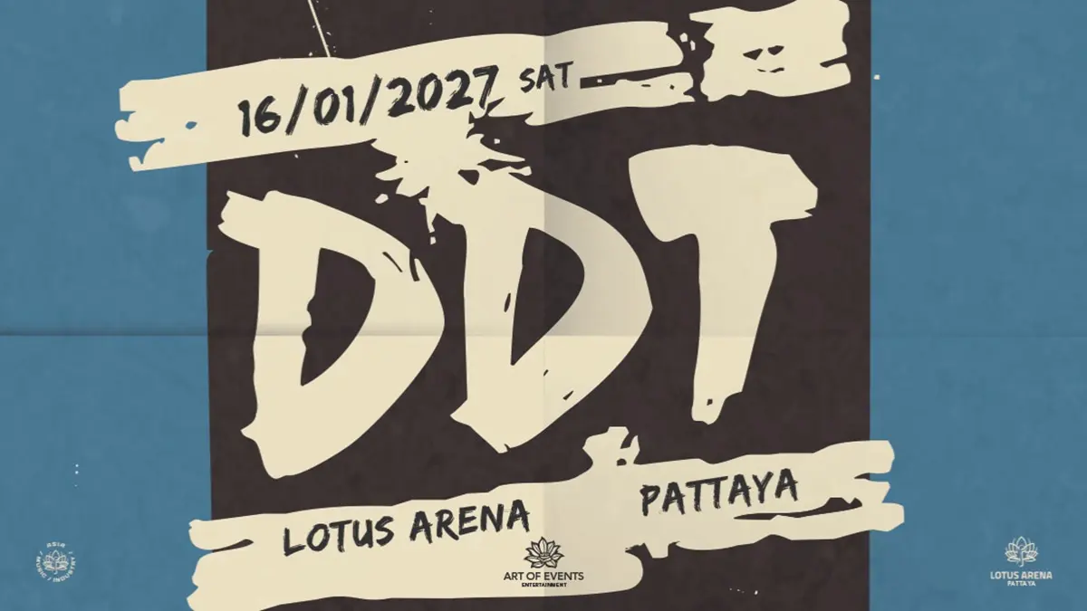Poster: DDT in Pattaya, January 16, 2027